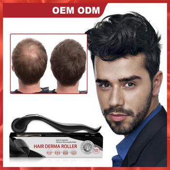Natural Men Hair Beard Growth Derma Micro Dermaroller Hair Regrowth Anti Hair Loss Hair Growth Products