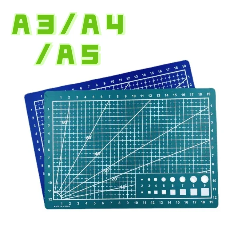 A3/ A4/A5 PP Material Cutting Mat Grid Line Tool Plastic Patchwork Cut Pad Double-sided Use DIY Sewing Model Crop Tools Supplies cutting mat cutting pad