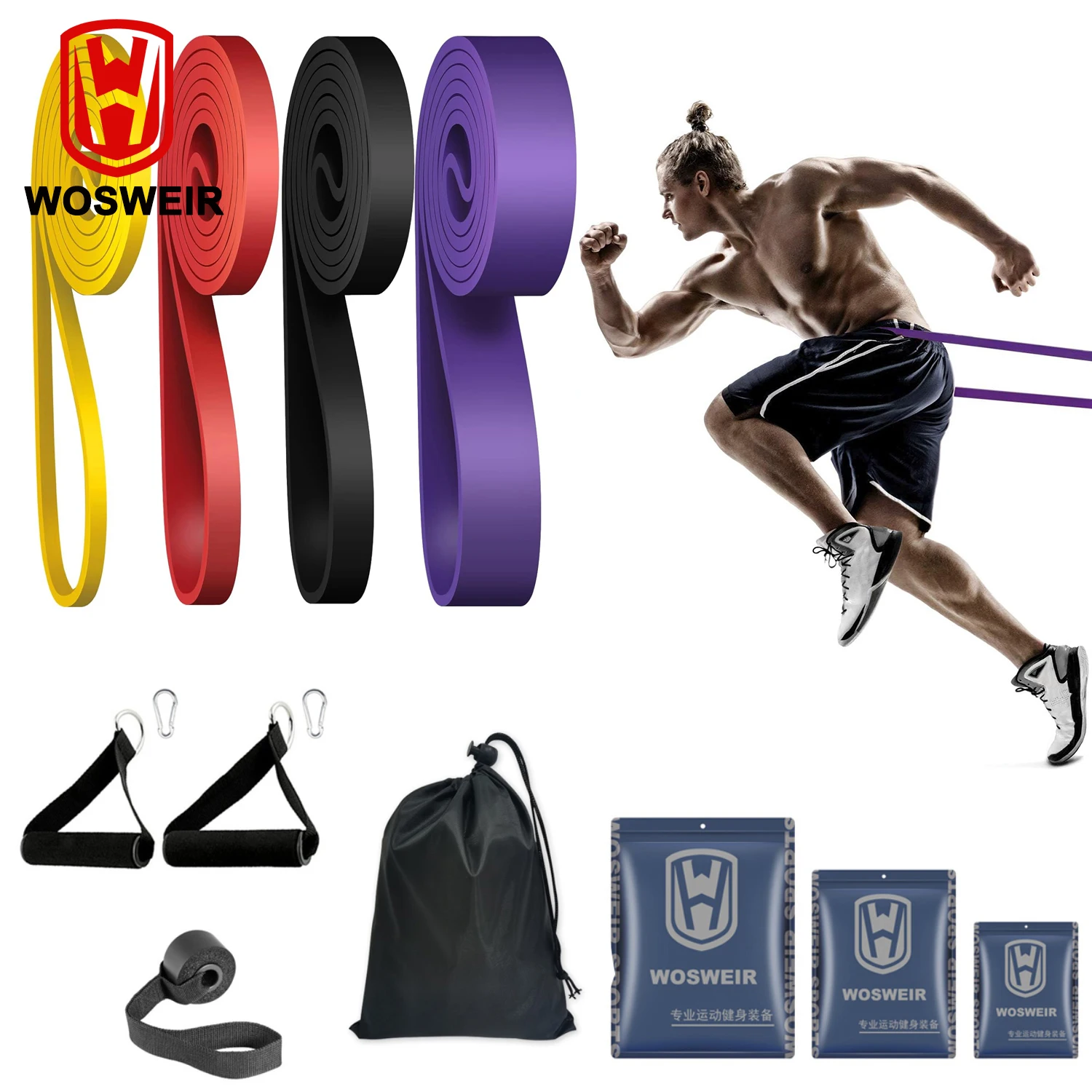 Bandes D'entraînement De Cheville Pvolve - Couleur Bone Clair, Légères, Fitness Maison