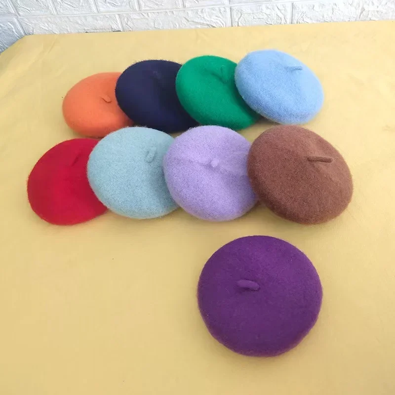 Luxury Designer Solid Color Pet Beret Hat