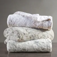 Oversized Faux Fur Throw 2