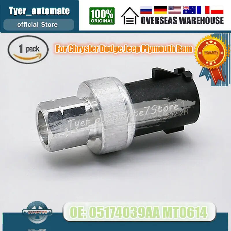 A/C Pressure Transducer Switch for Chrysler 300 Sebring Dodge Challenger Jeep Plymouth Ram 