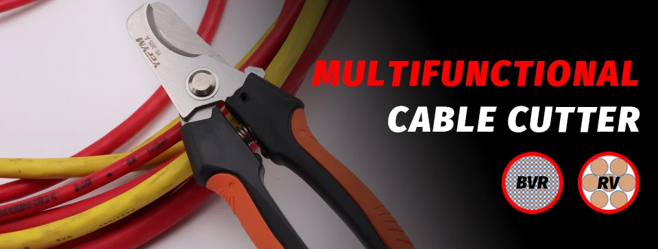 Description Picture 2 of itemYE-205/205A cable cutter stripper pliers industrial level cutter ability 24mm2/38mm2 diameter 10mm/16mm 5CR13 steel tools