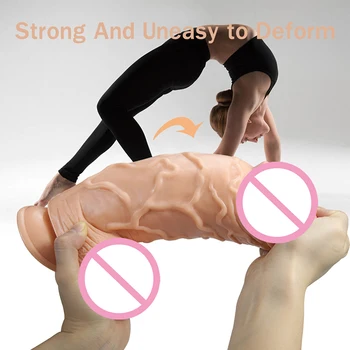 huge big thick anal dildo xxl penis plug monster giant dildofor dick dildio sexy toys for women sexyshop sextoy 2