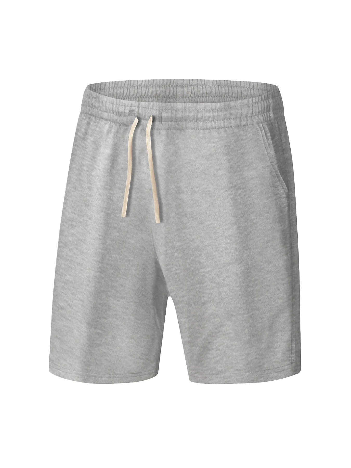 Men's Shorts Casual Pants Summer New Solid Color Lace-up Sweatpants  Outdoor Running Jogger Fitness Workout Knee Length Short 4