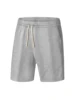 Men's Shorts Casual Pants Summer New Solid Color Lace-up Sweatpants  Outdoor Running Jogger Fitness Workout Knee Length Short 4