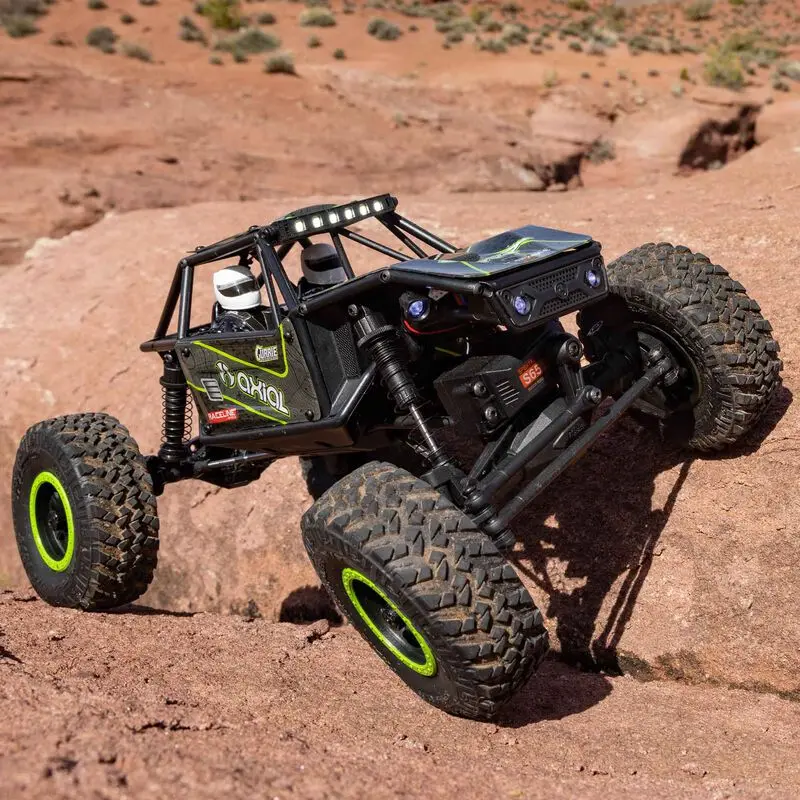 thumbnail image 2 of RC Crawler 1:10 Scale Willys Military Jeep - 2.4GHz 4WD Off-Road Rock Crawler With Lights, Winch, Canvas Cover & 2 Batteries For Adults & Kids 2 of 13