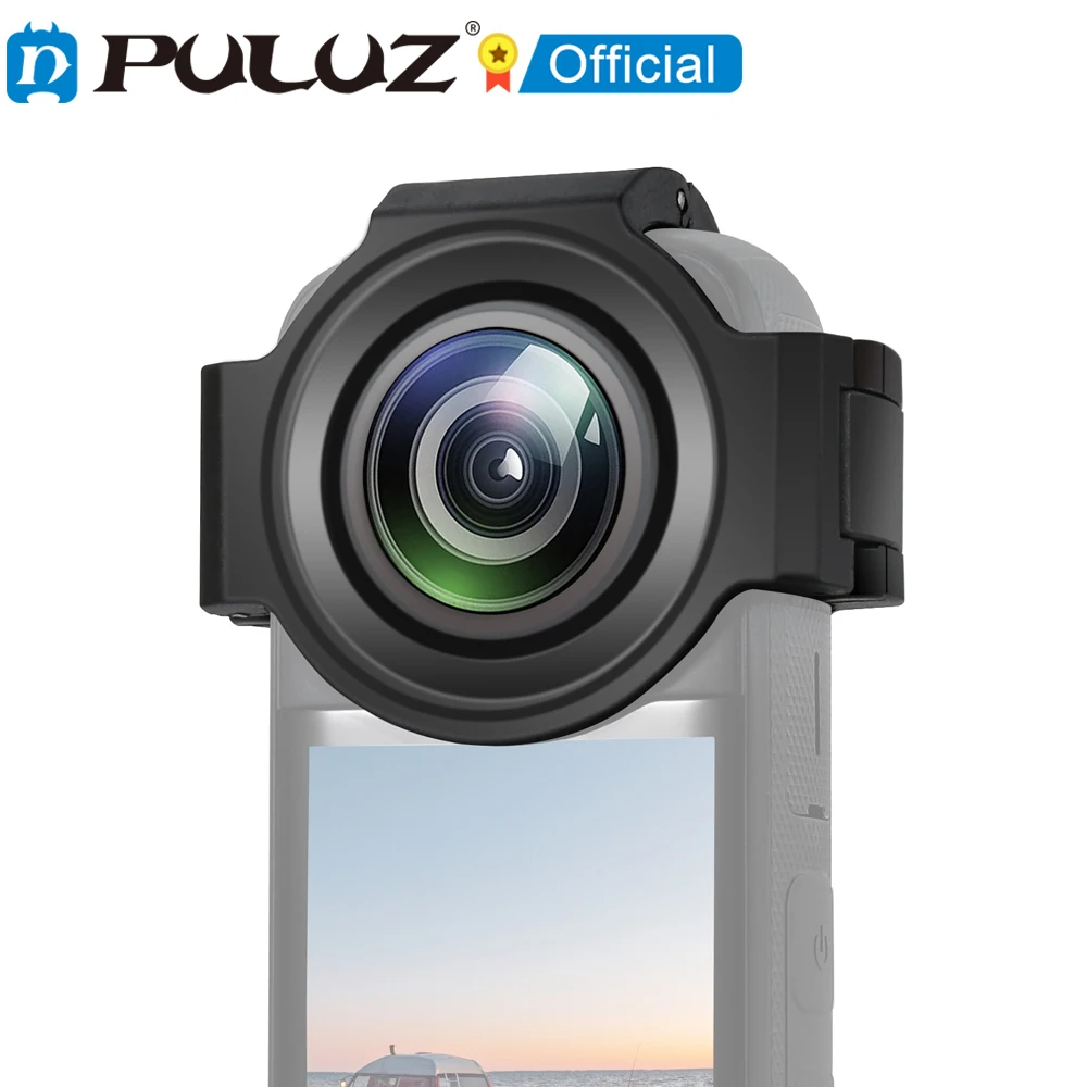 PULUZ 업그레이드 광학 유리 렌즈 가드 보호 커버, Insta360 X3 파노라마 모션 카메라 액세서리