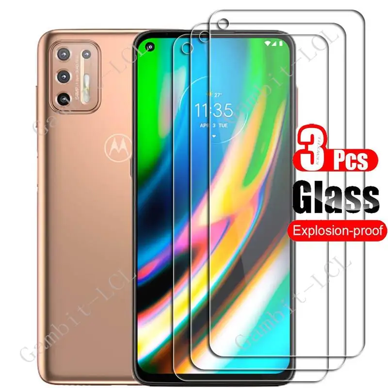 Закаленное стекло для Motorola Moto G9 Plus 6,8 дюйма, Защитная пленка для MotoG9Plus MotoG9 G9Plus XT2087-1, Защитная пленка для экрана, 3 шт.