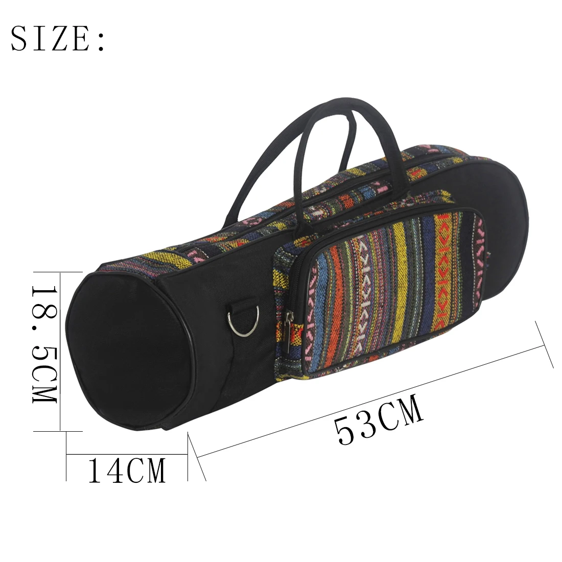 Trumpet Protective Cover Portable Ethnic Style Trumpet Waterproof Oxford Cloth Cover Accessories Brass Instrument Storage Bag