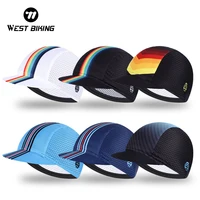 WEST BIKING Bike Caps Breathable Summer Sport Hat Anti-UV Cycling Helmet Liner Riding MTB Bicycle Bandana Motorcycle Headwear 1