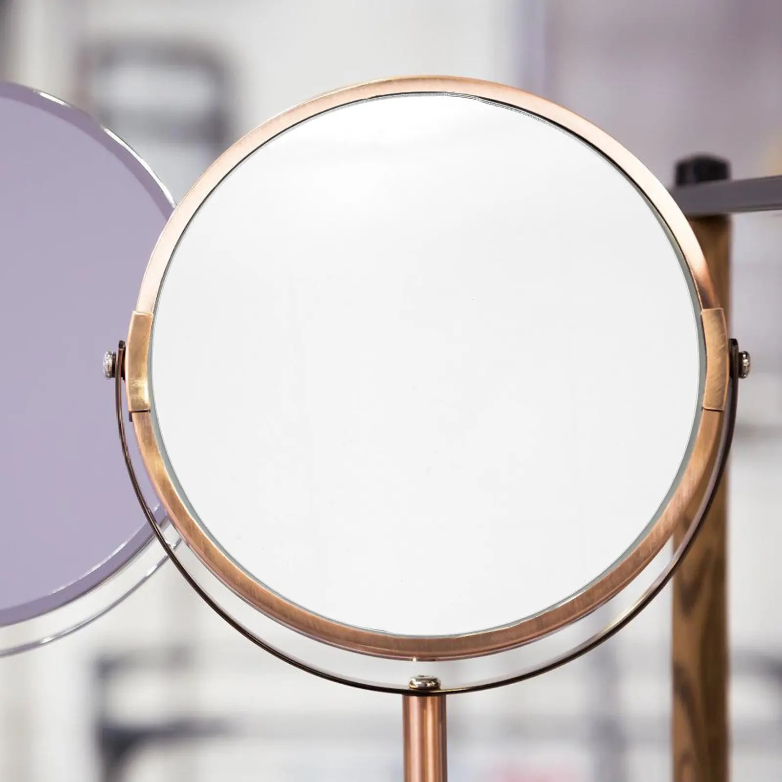 4pcs 라운드 아크릴 시트 10Cm 메이크업 거울 교체 Diy 공예 거울 렌즈 화장대 용 소형 경량