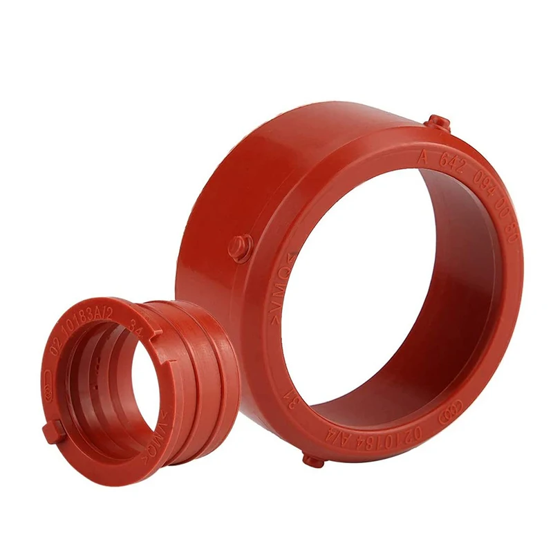 2pcs Car Engine Turbo Intake Seal & Engine Breather Seal Kit for Mercedes-Benz OM642 Engines Accessories