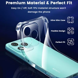 Ultra - Thin Shockproof Clear Silicone Case - Soft Protective Shell for Honor 50