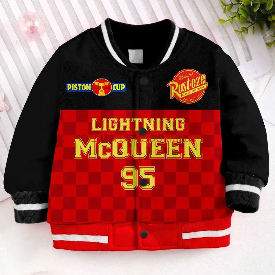 New Lightning McQueen Kids Baseball Jacket 3d Print Coat Cartoon Men's And Women's Streetwear Harajuku Bomber Jacket