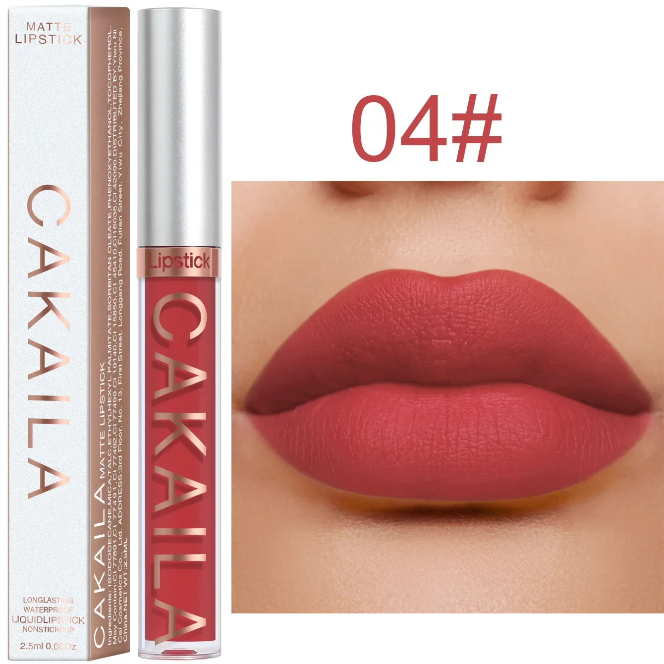 thumbnail image 1 of Sexy Long Lasting Velvet Matte Lip Gloss Liquid Lipstick Lip Makeup Women Beauty Red Nonstick Cup Waterproof Lip Gloss, 1 of 5