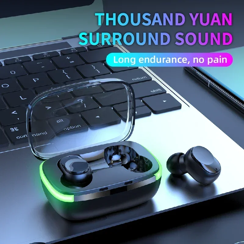 New Y60 TWS Bluetooth Earphone Wireless Headphones Earpod Earbuds Gaming Headsets For Apple iPhone Xiaomi Redmi Airdots y50 y30 4