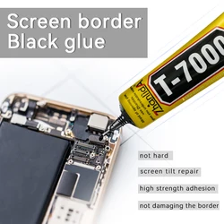 Zhanlida Black Contact Repair Adhesive with Precision Needle Outlet - Available in 15ML, 50ML, and 110ML (1PC 110ML)