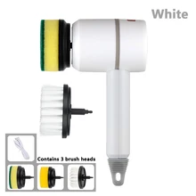  Dishwashing Brush Electric Cleaning Brush Automatic Wireless USB Rechargeable Professional Kitchen Bathtub Tile Cleaning Brushes 