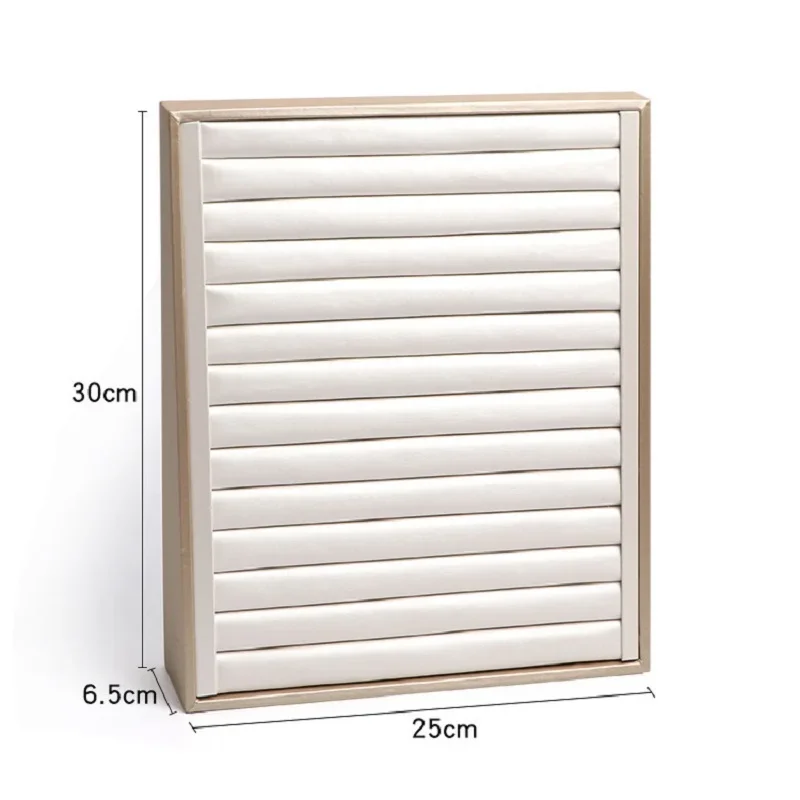 프리미엄 PU 가죽 수직 쥬얼리 디스플레이 랙 링, 귀걸이, 목걸이, 펜던트 스탠드, 쥬얼리 매장 카운터 쇼케이스용