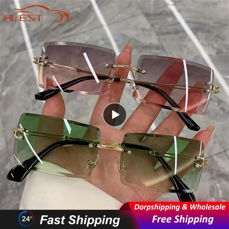 

1PCS Car Motorcycle Sunglasses Shades Fashion Vintage Rimless Sunglasses Retro Clouds Tassel Steampunk Disco Glasses