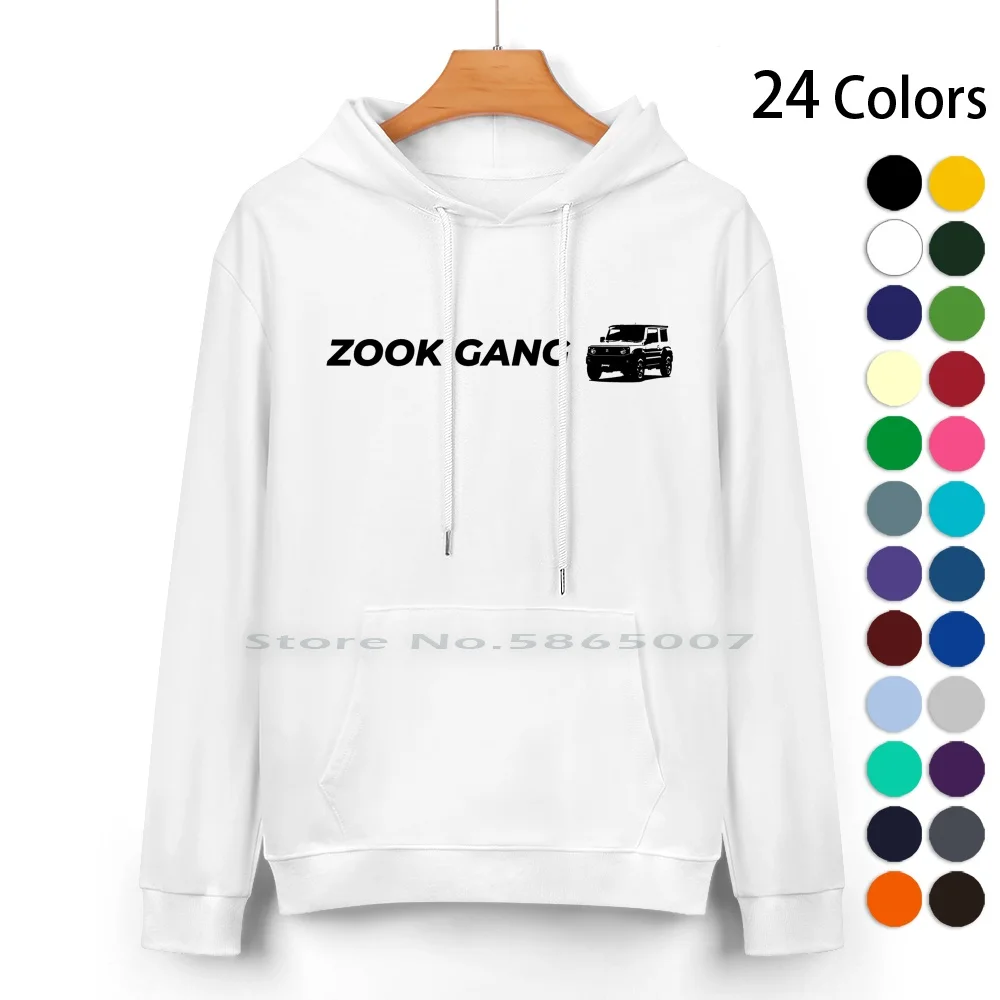 

Zook Gang Jb74 Pure Cotton Hoodie Sweater 24 Colors Zook Gang Jimny Jimny Jb74 Sierra 4x4 4wd Gang 100% Cotton Hooded
