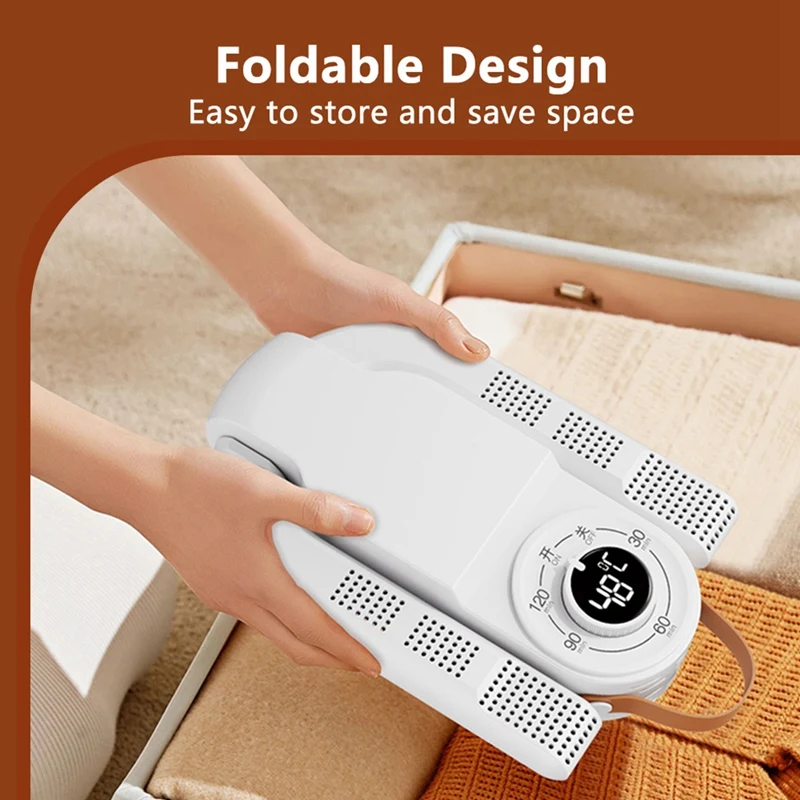 AB43 Intelligent-Timer-Shoe-Dryer-Adjustable-Dryer-Quick-Drying-Deodorizing-Sterilizing-Shoe-Dryer-Household-Shoe-Heater-US-Plug