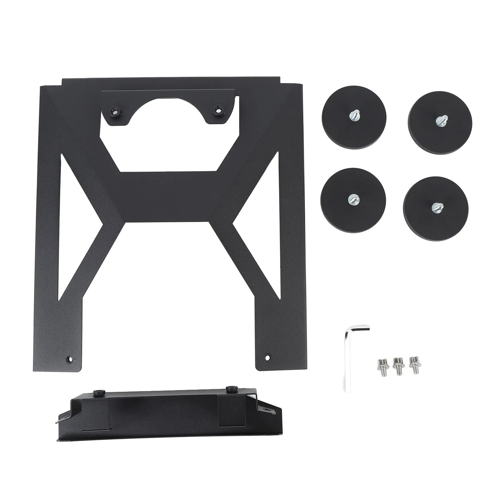 Rectangular Satellite Car Roof Mount Strong Adsorption Space Saving Rectangular Satellite Car Flat Mount Seamless Fit for Boat