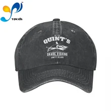 

Quint's Fishing Unisex Baseball Cap Men Women Snapback Hat Dad Hat Summer Sun Cap for Men and Women Hats