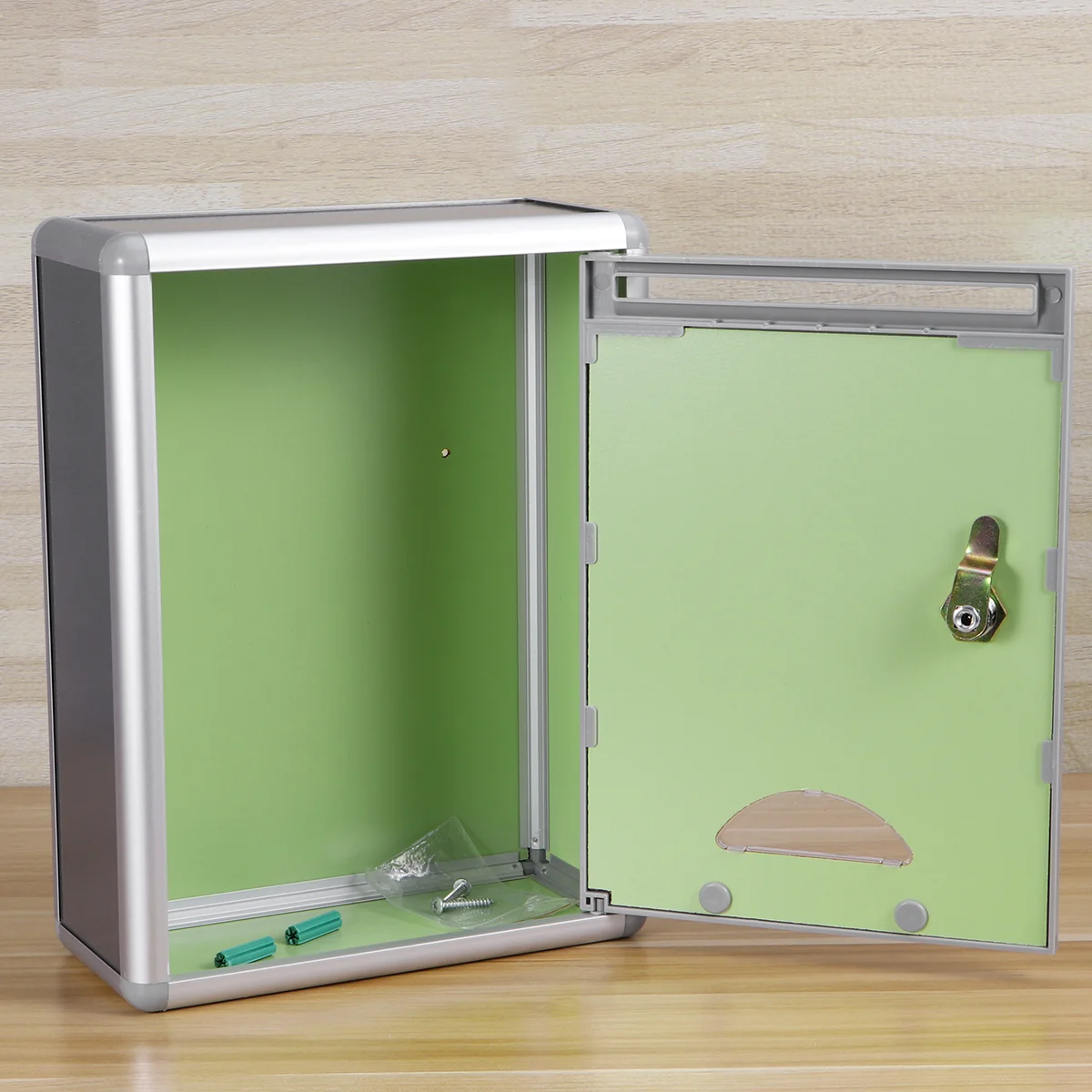 Box Suggestion Safesbox Wall Drop Locklocking Safes Donation Suggestion Box Slot Mounted Metalhanging Ballot Post Mount wall mounted mailbox