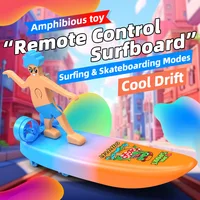 LM13E Rc Boat Electric Surfboard Amphibious Remote Control Vehicle outdoors Summer Pool Fun Toys Child Boy Girl Birthday Gift 2