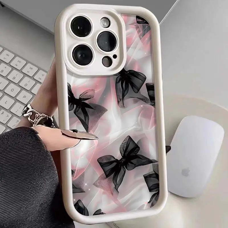 Chic Pink Bow Phone Case
