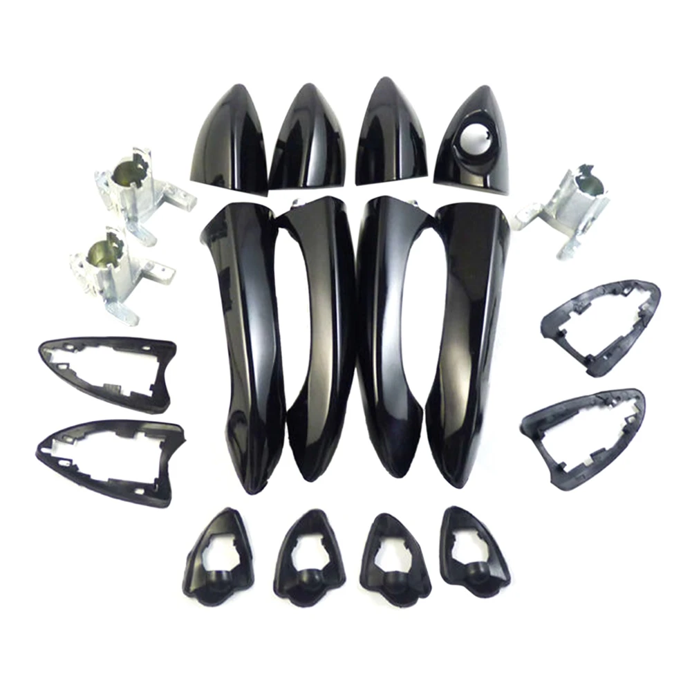 

2 пары наружных ручек для X5 E53 2000-2006, передняя или задняя, левая и правая, ярко-черная