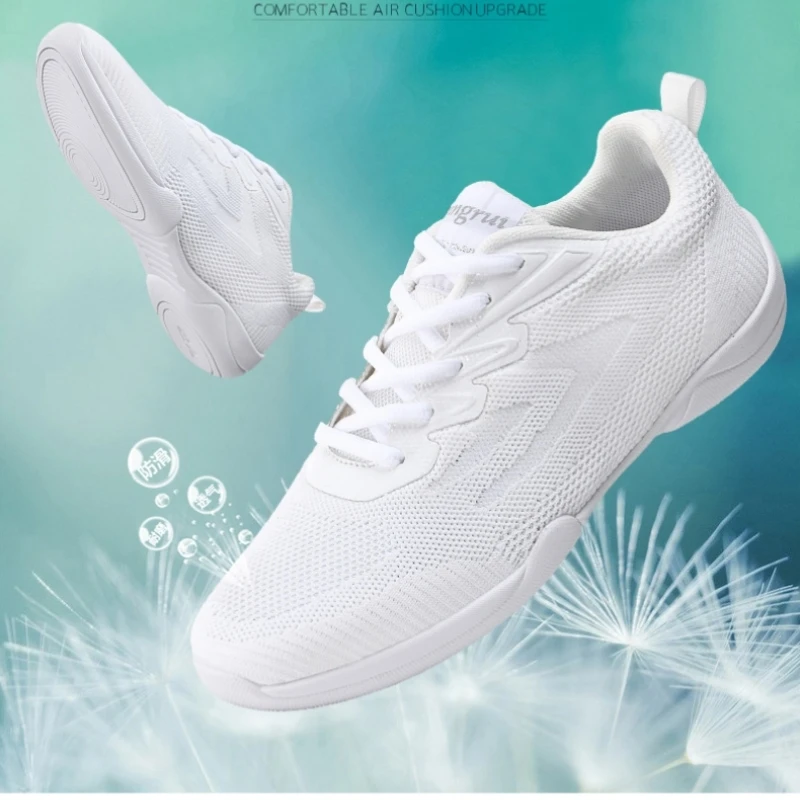 Kids' Sneakers Children's Competitive Aerobics Shoes Soft Bottom Fitness Sports Shoes Jazz Modern Square Girls Boys Dance