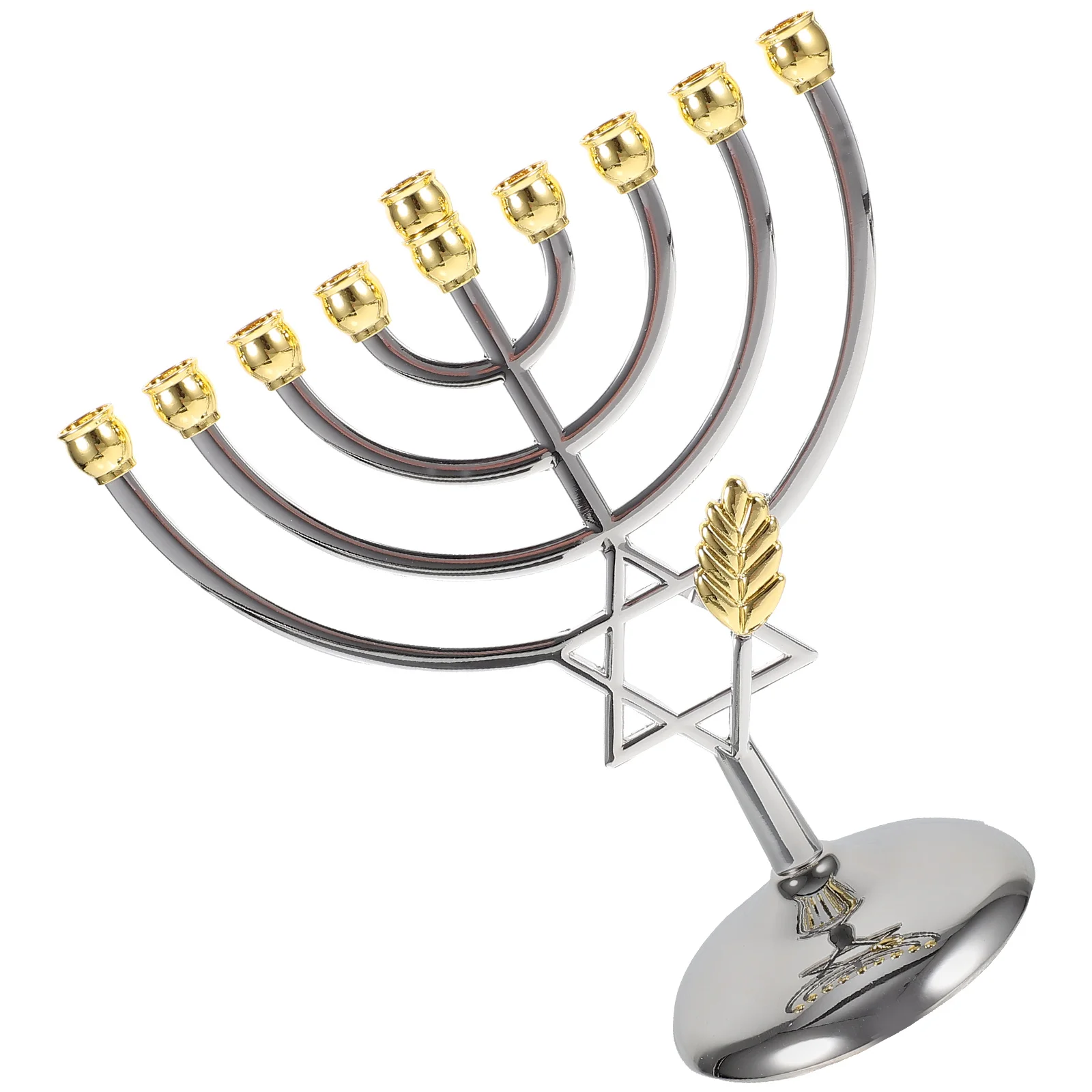 Candle holders menorah Jewish stand Hanukkah holders sticks party ornament simple candlestick home dining table candlesticks tealight