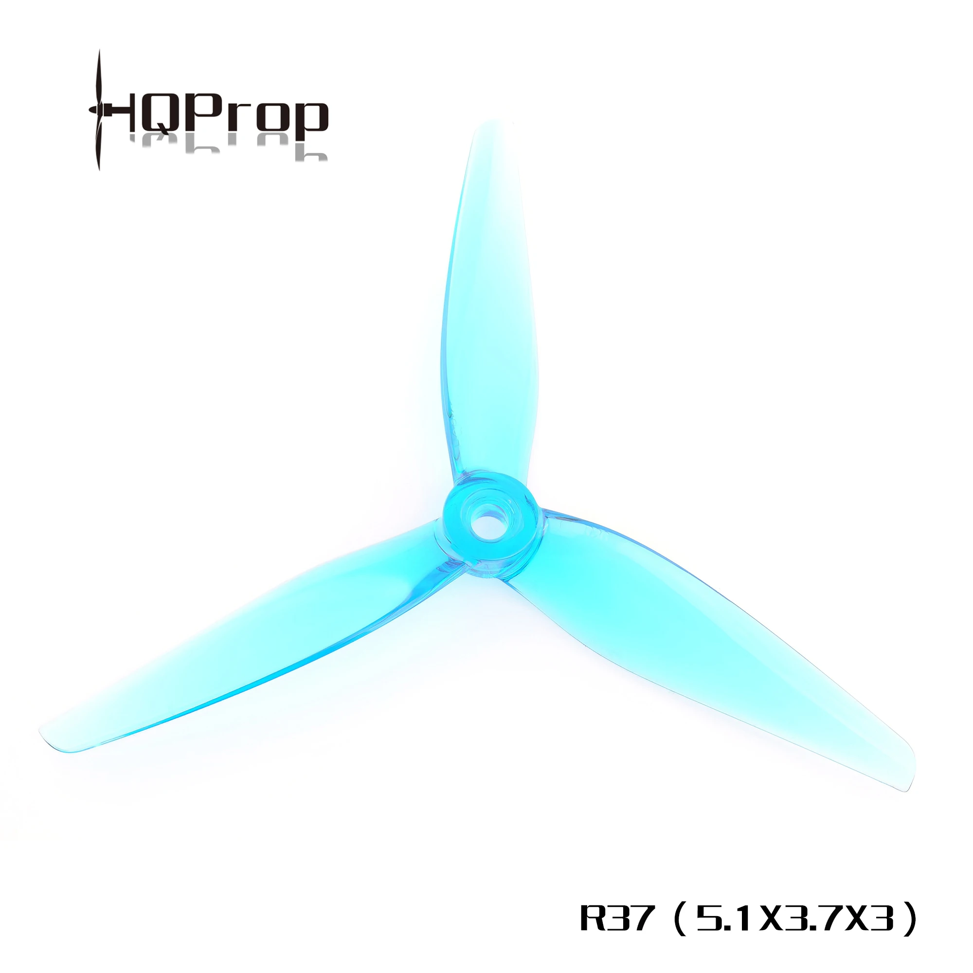 20 Hélices (10 Pares) Para IFlight Nazgul F5 5″ – 3 Palas Con Orificio De 5 Mm, Compatibles Con Drones FPV, Repuesto En Azul Cristal