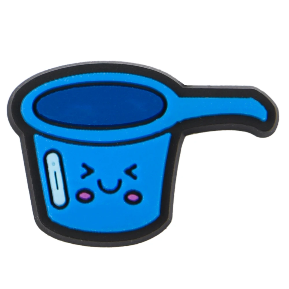 Cartoon Rice Is Life Clog Shoe Charms PVC Cooker Shoes Decoration For Women Men Clog Ornaments Party Favors