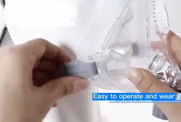 CPAP Маска APAP Анфас для лица носа рта респираторная маска без выхлопного отверстия