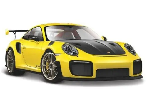 Maisto 1/24 2018 Porsche 911 Gt2 Rs Diecast Model Racing Car Nuovo In Scatola