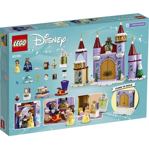 Lego ǀ Disney Princess Belle S Castle Winter Celebration Beauty And The Beast Building Set Toy For Kids 238 Pieces Blocks Aliexpress