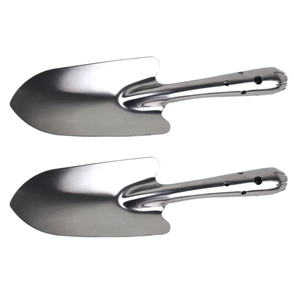 2 Pcs Garden Sets Multifunction Mini Succulent Tools Hand Trowel Weeding Metal Handheld Spade Gardening Planting