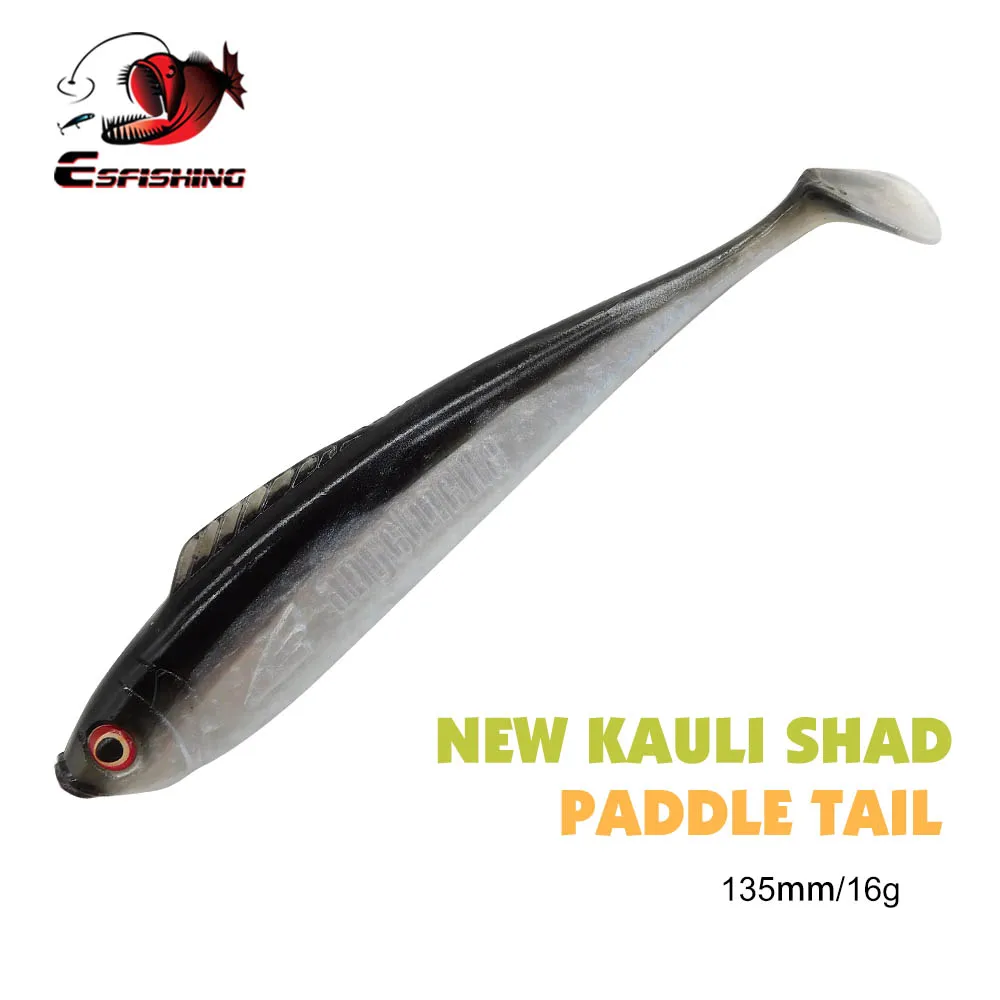 ESFISHINGSoftBaitNewKauliShad135mm16gSwimbaitIscaArtificial