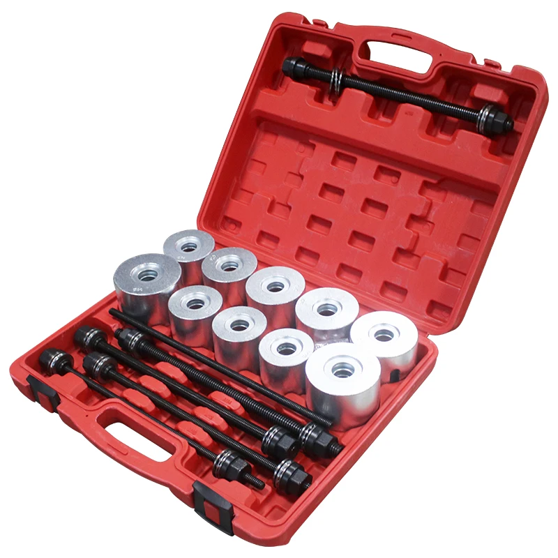 27pcs/Set Universal Press and Pull Sleeve Kit Car Master Bush Bearing Removal Insertion Tool for Car Repair Auto Maintenance