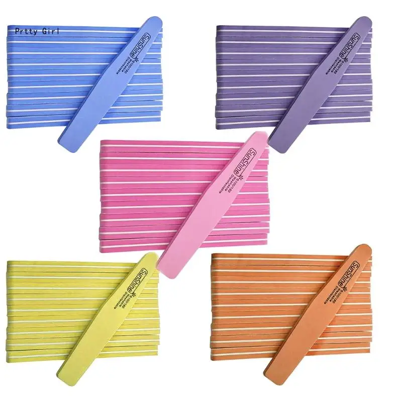 

10pcs Art Buffer Grinder Buffing File For Pedicure Tips Manicure Care D2TA