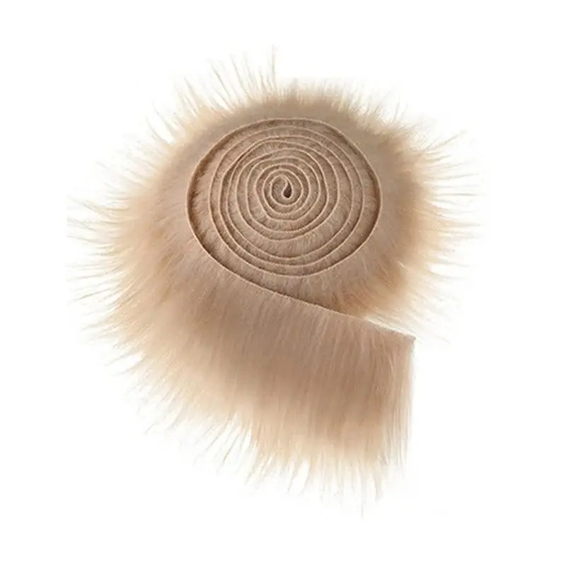 Fur Fabric Artificial Solid Color Plush Soft for Handmade Skirts Clothing Bags Hats Trims DIY