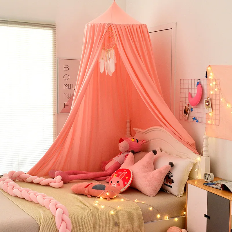 Kids Mosquito Net Baby Crib Curtain Hanging Tent Bed Decor Girl Princess Hanging Bed Canopy Living Corner Play Reading NookDecor