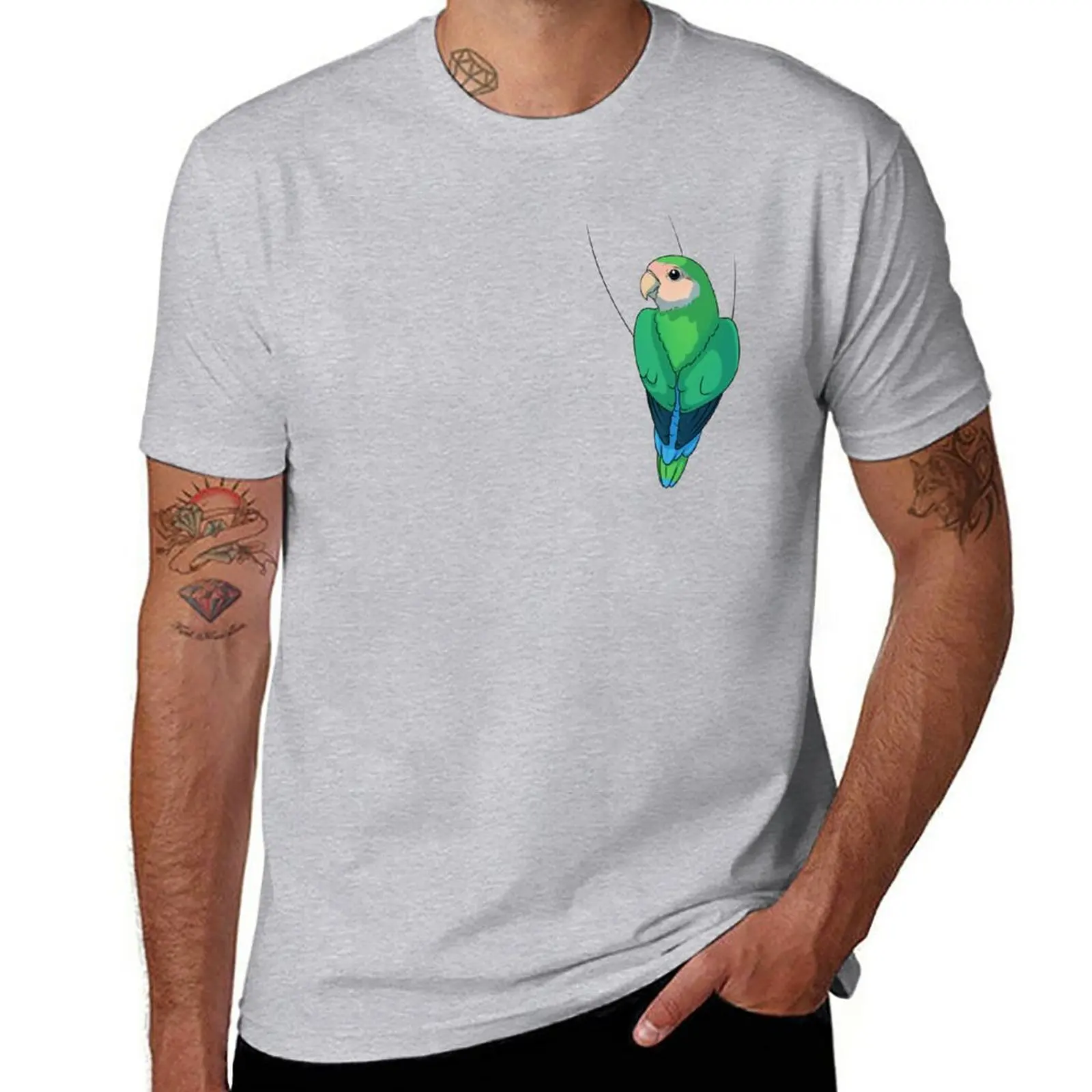 

New Dutch Blue Lovebird T-Shirt Short sleeve tee quick drying shirt oversized t shirt men clothes