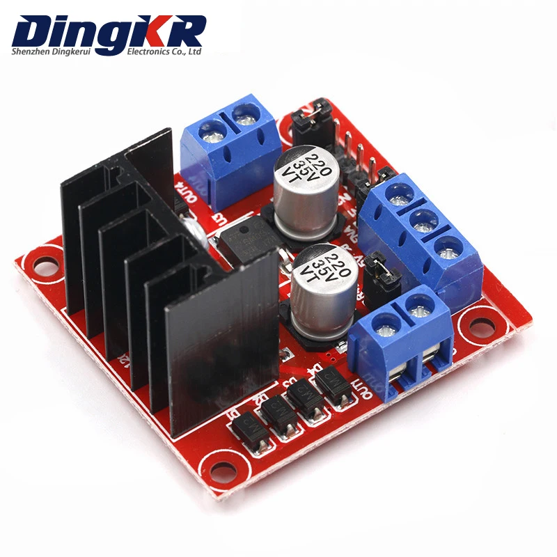 Nuovo Modulo Scheda Driver L298N L298 Motore Passo-Passo Smart Car Robot Breadboard Peltier High Power