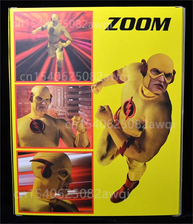 Mezco ONE:12 The Flash Shazam Wolverine Captain America Superheld 6-Zoll-Flash Zoom Reverse Flash Boxed Set Actionfigur Spielzeug – Detail 13