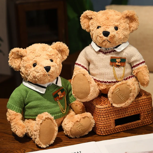 Boutique Teddy Bear Plush Toy Doll Cute Vintage Classic Teddy Bear - Image 2
